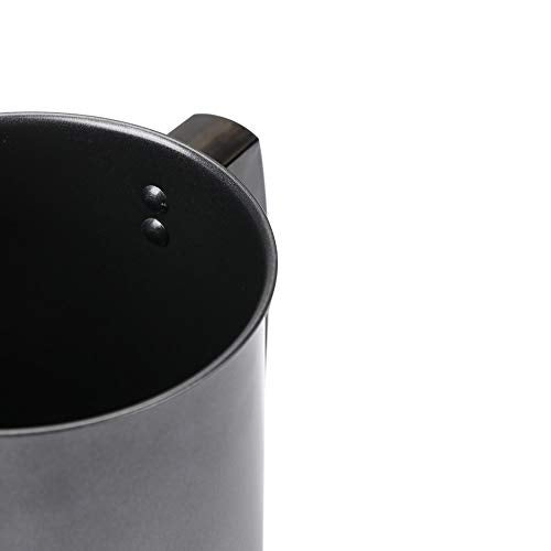 Cambom Bacon Grease Container with Fine Mesh Strainer, 1.6L almost 7 Full Cups Iron Cooking Oil Can with Removable a Coaster Tray for Kitchen Fat Storage Black - Image 4