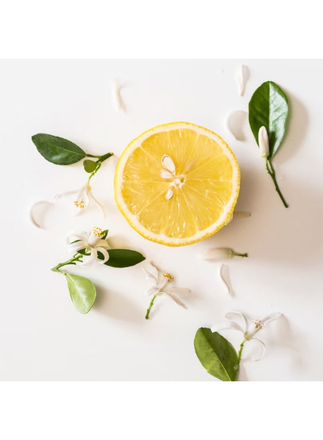 Scented Candle in Glass, Citrus Flower Bright Yellow-Green, 2 Wicks, 22 Hours Fresh Lemon Blossom Fragrance Candle, Decorative Home Fragrance Candle for Living Room, Bedroom and Relaxation - Image 2