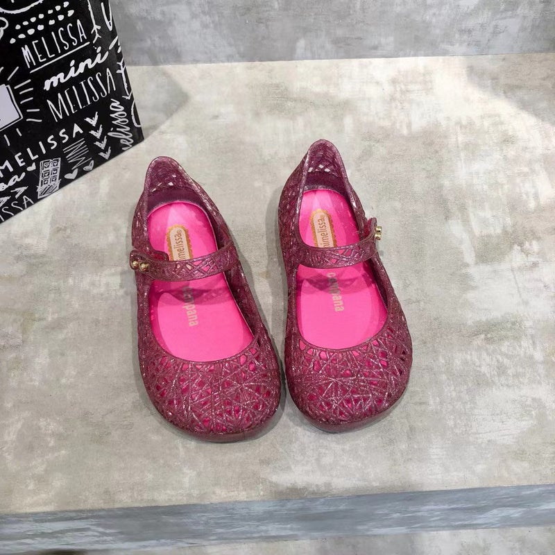 2023 Children'S Shoes Melissa Melissa Bird'S Nest Jelly Shoes Baby Hollow Out Sandals Men'S And Women'S Fragrant Shoes - Image 5