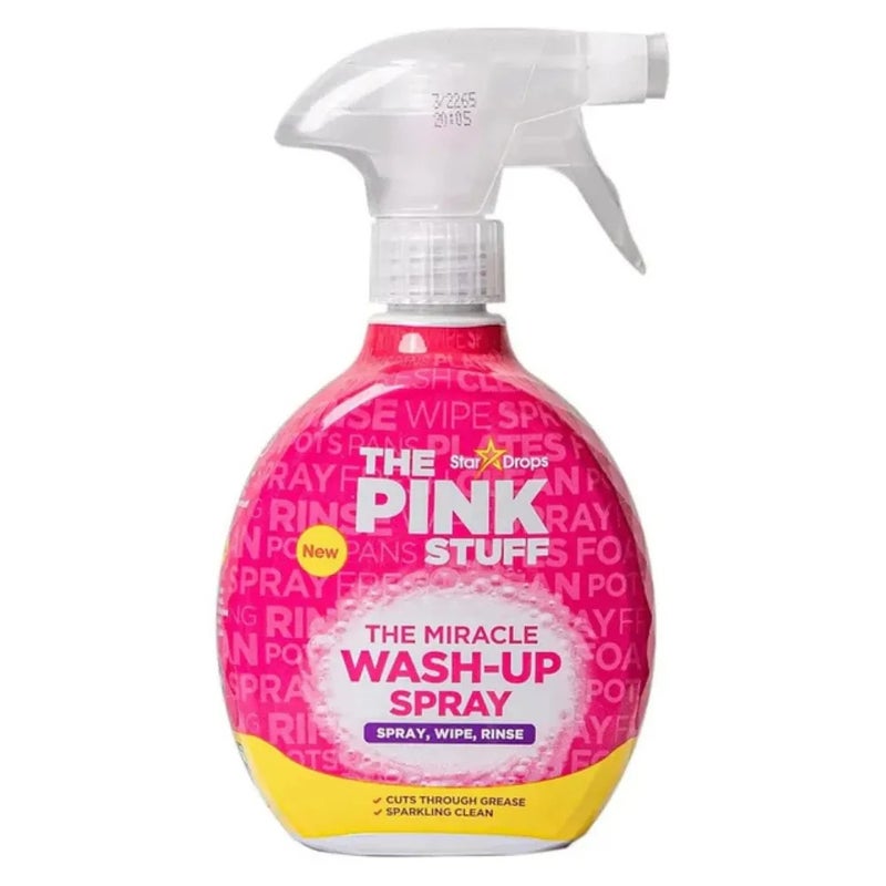 The Pink Stuff Star Drops The Miracle Wash Up Spray For Tough Grease And Grime- 500ml