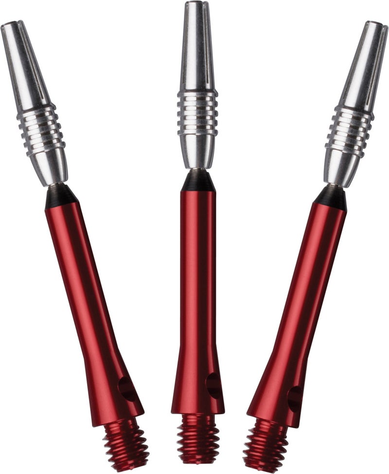 Viper Spinster Aluminum Dart Shaft: Medium (MD), Red, 3 Pack - Image 1