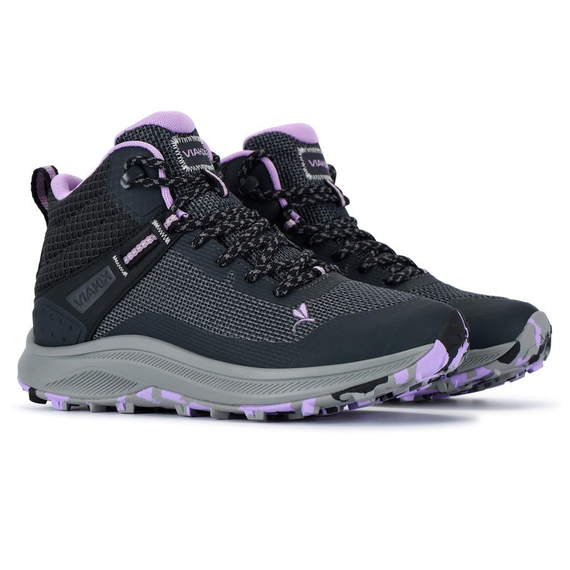 Viakix Monterra Mid Womenâ€™s Waterproof Hiking Boots â€“ Lightweight Comfortable Trail Shoes for Trekking, Backpacking, Thru & Day Hikes, Black 8 - Image 5
