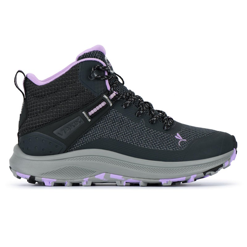 Viakix Monterra Mid Womenâ€™s Waterproof Hiking Boots â€“ Lightweight Comfortable Trail Shoes for Trekking, Backpacking, Thru & Day Hikes, Black 8 - Image 4