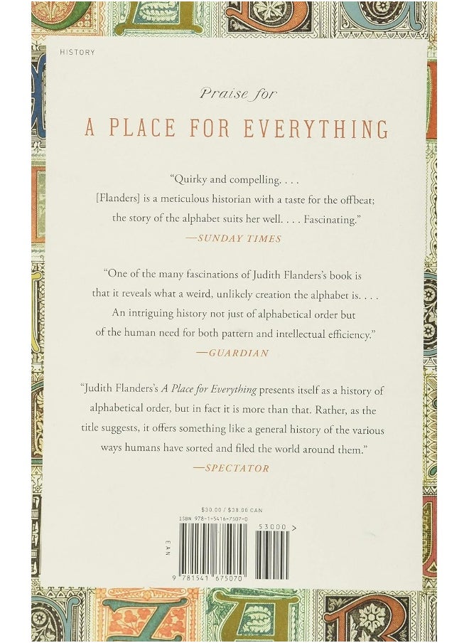 A Place for Everything : The Curious History of Alphabetical Order  - Image 2