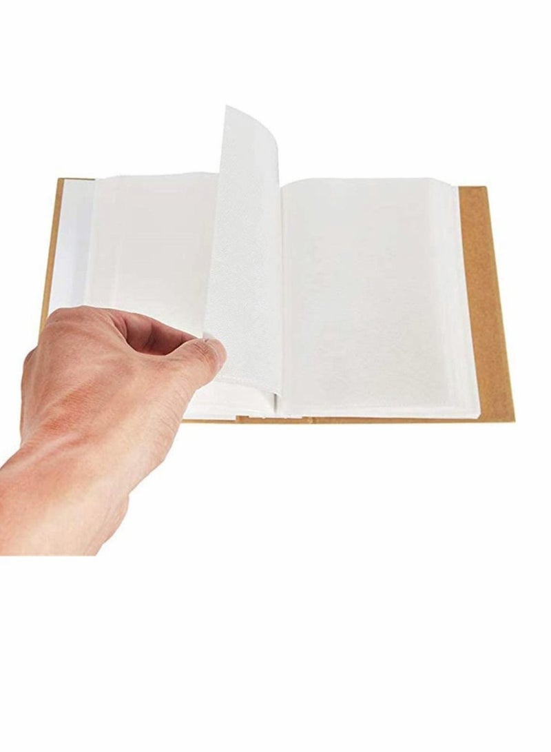 Captaintech Photo Album, Baby Photo Album, 100 Inserts Album Wholesale Photo Studio Kraft Paper Photo Album, Child Growth Souvenir Album, Suitable for Boys and Girls, 4 x 6 Inches, 1 Pcs - Image 2