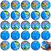 Baaxxango Globe Squeeze Balls25 inch Earth Stress Relief BallsSoft Foam Stress Ball Toy for Finger ExerciseSchool or Office Party Favors24 Pcs - Image 3