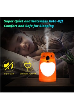 Generic 180ml Mini Koala USB Humidifier Auto-Shut Off Intelligent Purifier with 7 LED Light 2W Orange  - Image 5