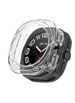 Case Compatible with Samsung Galaxy Watch 7 Ultra Hard PC Bumper Clear Protective Cover Clear