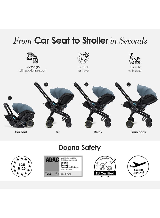 Doona X Infant Car Seat - Ocean Blue - Image 3
