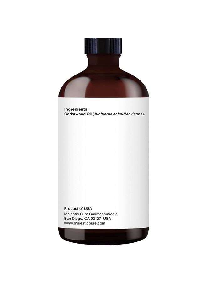 Majestic Pure Cedarwood Essential Oil, Therapeutic Grade, Pure and Natural Premium Quality Oil, 4 Fl Oz  - Image 3