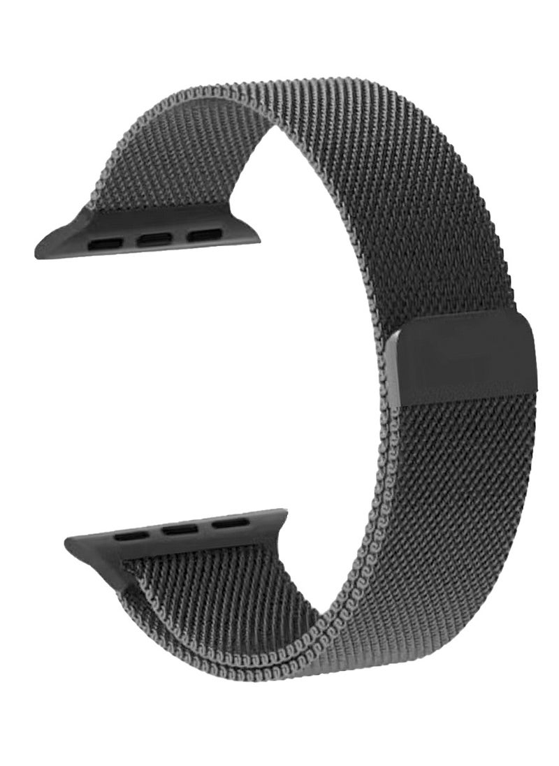 MOCOM 49mm Watch Straps, Stainless Steel Mesh type Band For Apple Watch Mocom Titanium  - Image 1