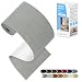 KING MOUNTAIN Couch Fabric Repair Patch Fabric Patches for Furniture 4 x 63 Waterproof Velvet Repair Tape for Sofas Car Seats Furniture Upholstery Fabrics and Velvet Goods Grey20 - Image 2