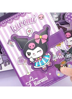 General Kuromi Stationery Set - Booklet Planner, Pocket Notepad, Tape, Ruler, Pen and Stickers - Perfect Birthday Gift for Girls aged 4-12 years old, Ideal Back to School Gift for Kids!  - Image 4