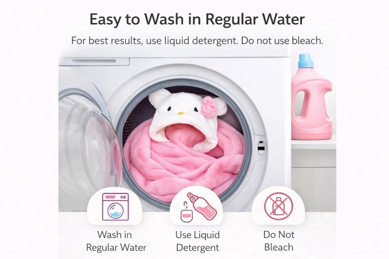 BRANDONN New Born Baby Blanket Pack of Super Soft Bathrobe Wrapper Bath Towel for Boys, Girls, Babies (Pink & White, Length 82 cm x Width 82 cm, 0-12 Months) - Image 4