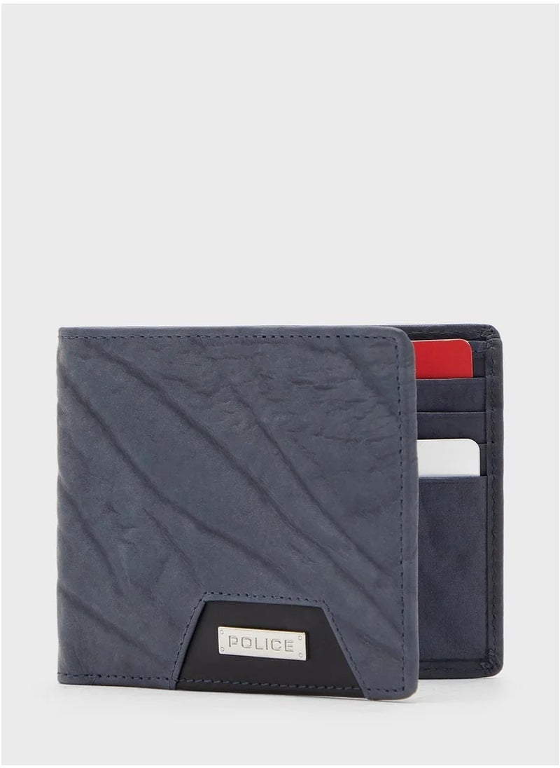 POLICE Canteaccio Blue/Black Silm Leather RFID Wallet for Men  - Image 4