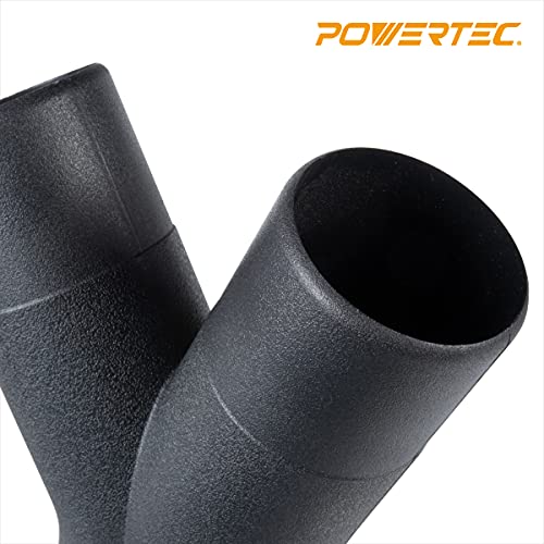 POWERTEC 70276 4-Inch to 2-1/2-Inch Dust Collection Splitter Fitting - Image 3
