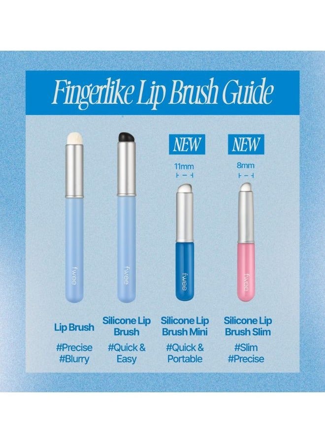 fwee Fingerlike Silicone Lip Brush, Multi-purpose Makeup Blending Brush with Lid - Image 4