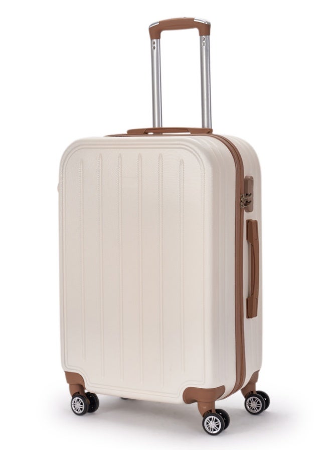 ليمرا طقم شنط سفر مكون من 7 حقائب أمتعة لون بيج/ذهبي بمقاس 32"/28"/24"/20"/16"/15"/12 انش  - Image 3