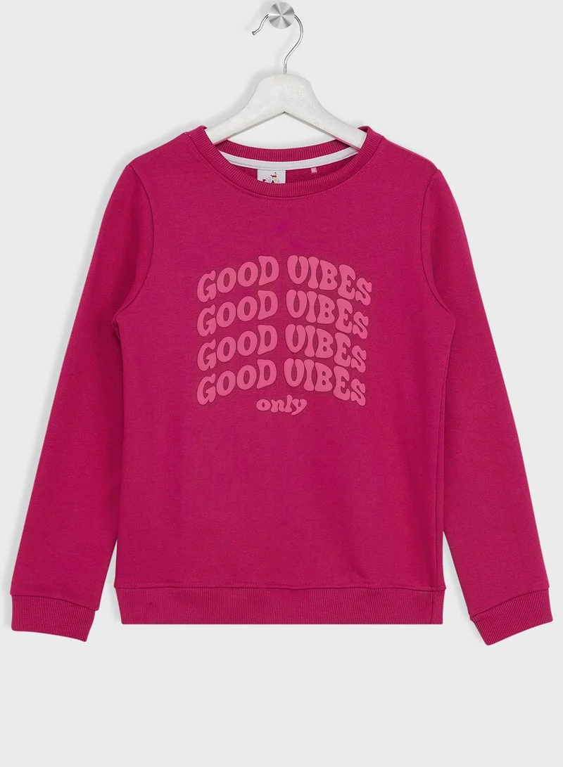 Pinata Girls Slogan Printed Sweatshirt
