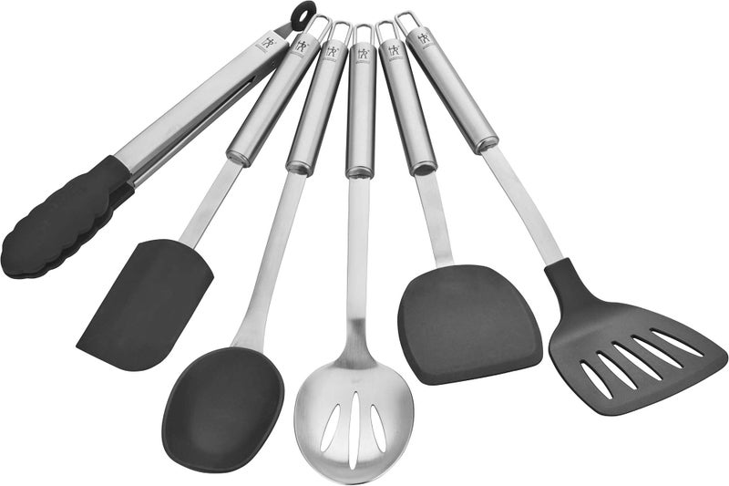 Henckels Cooking Tools 6-PC Kitchen Gadgets Sets with Spatula, Tongs, Cooking Spoon, 18/10 STAINLESS STEEL - Image 4