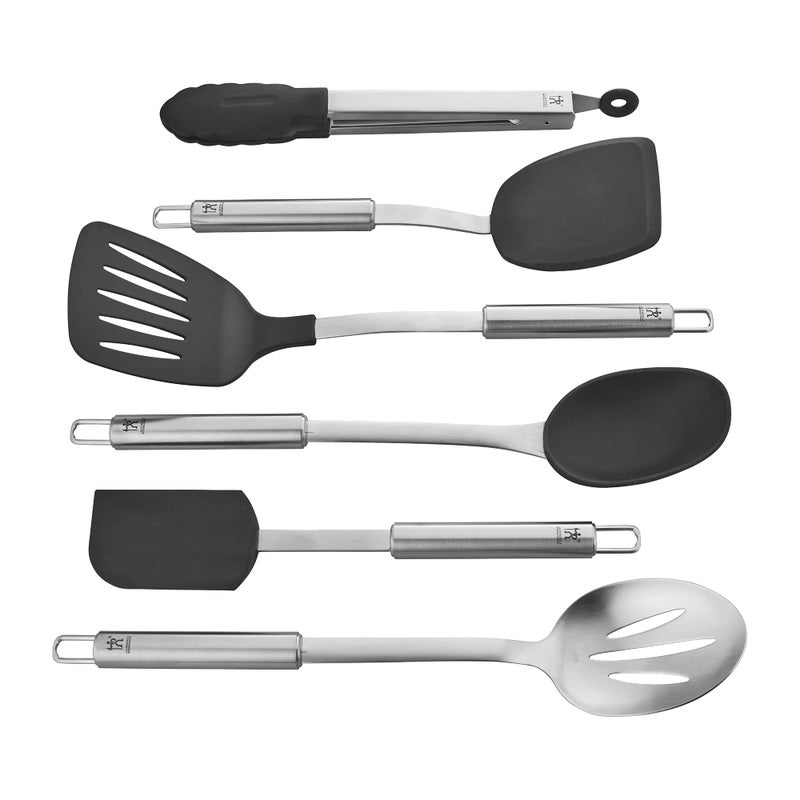 Henckels Cooking Tools 6-PC Kitchen Gadgets Sets with Spatula, Tongs, Cooking Spoon, 18/10 STAINLESS STEEL - Image 5