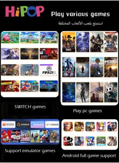 HIPOP Wireless Gaming Gamepad for Switch, PC, Android, Simulates Real Vibration and Precise Buttons, Cool Gaming Controller for Kids and Adults  - Image 2