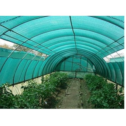 MAMRAJ Green Shade Net 50% UV Sun Protected for Terrace, Garden, Green House, Balcony & Gardening Multipurpose Agro net (50%, 10 x 16 Feet) - Image 1