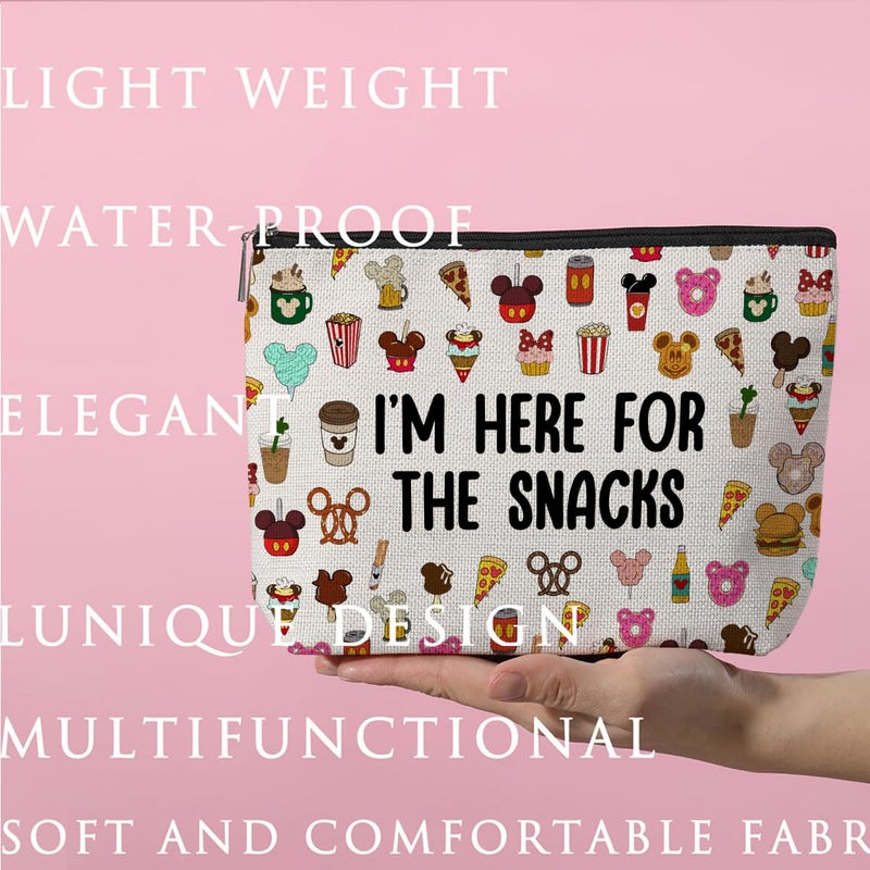 ZHAMEN Cartoon Mouse Makeup Bag Cosmetic Bag Zipper Pouch Funny Cute Mouse Themed Gifts Animal Lover Gifts Friendship International Nurses Day Birthday Gift for Women Girl Sister Friend Bestie - Image 4