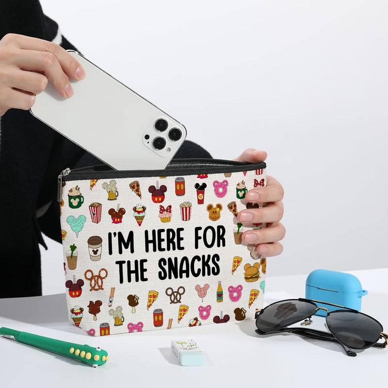 ZHAMEN Cartoon Mouse Makeup Bag Cosmetic Bag Zipper Pouch Funny Cute Mouse Themed Gifts Animal Lover Gifts Friendship International Nurses Day Birthday Gift for Women Girl Sister Friend Bestie - Image 5