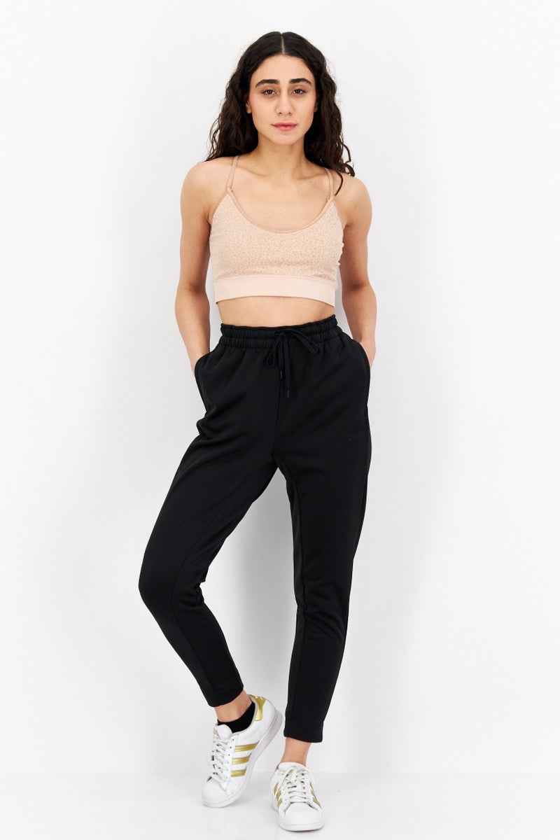 Adidas Women Sportswear Fit Training Tapered Pants, Black  - Image 2