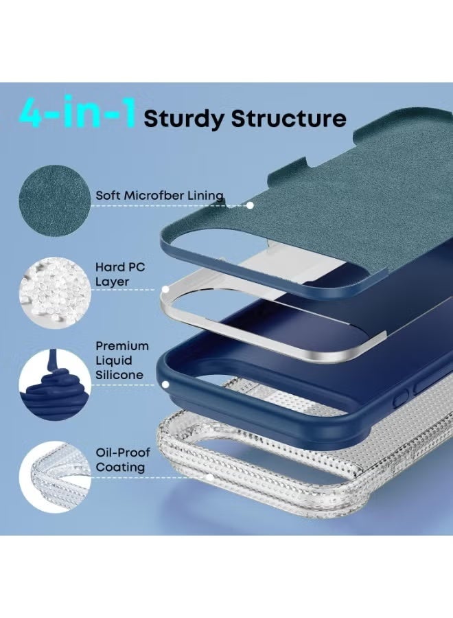 JAJEEK iPhone 17 Air Smooth Liquid Silicone Soft Cover with Microfiber Lining | Shockproof Protective Phone Case for iPhone 17 Air 6.5-inch | Slim, Lightweight Silicone Case with Anti-Scratch and Drop-Resistant Features | Comfortable Grip & Precise Cutouts for Full Access - Image 4