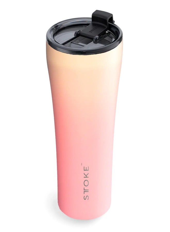 Sttoke Leakproof Lid Shatterproof Tumbler, Sunset Peach, 6.9-inch Height, 12 oz - Image 1