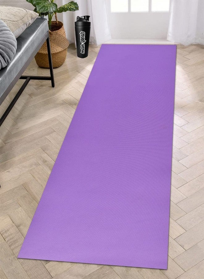 A CUBE LUXURY SOLUTIONS Large Yoga Mat 4mm for Men and Women Eco-Friendly Non-Slippery, Extra Thick, Easy Fold Fitness Exercise Mats with Anti-Slip For Home Gym Outdoor and Workout (4mm, Mzenta) - Image 1