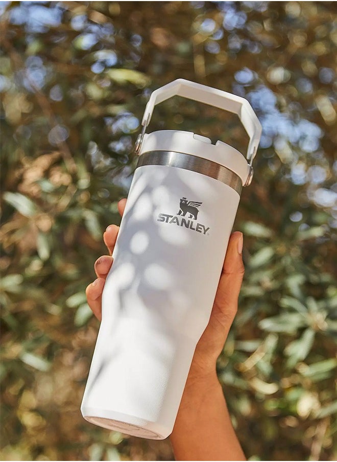Stanley - 30oz IceFlow Stainless Steel Tumbler – Leak-Resistant, Vacuum Insulated with Straw, Keeps Drinks Cold 12 Hours/Iced 2 Days, Perfect for Home, Office & Travel - Image 1