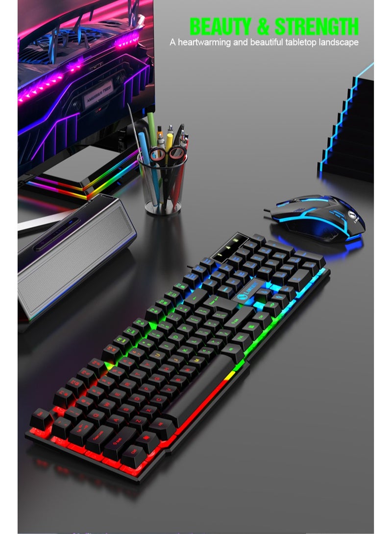Luminous Gaming Keyboard and Mouse Set For PC  Laptop - Image 2