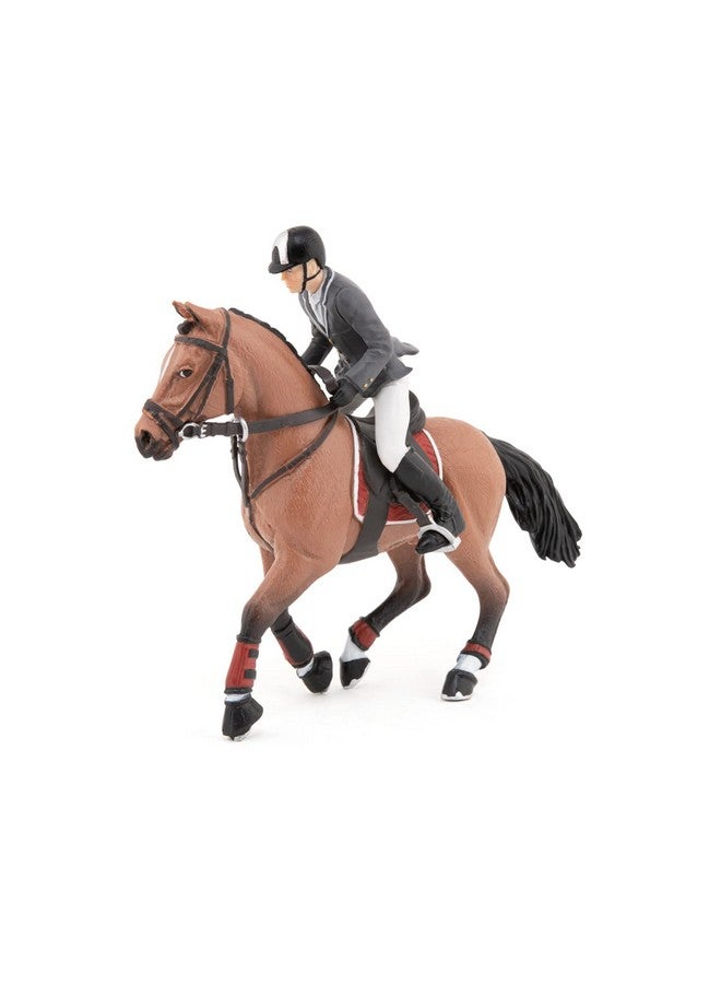 Papo - Hand-Painted - Figurine - Horses,Foals and Ponies - Competition Horse with Rider-51561 - Collectible - for Children - Suitable for Boys and Girls - from 3 Years Old - Image 5
