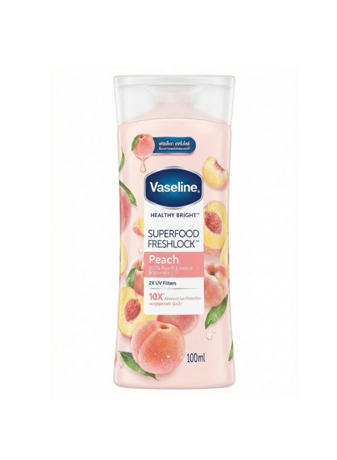 فازلين لوشن سوبر فود فريشلوك بنكهة الخوخ 100 مل - Image 1