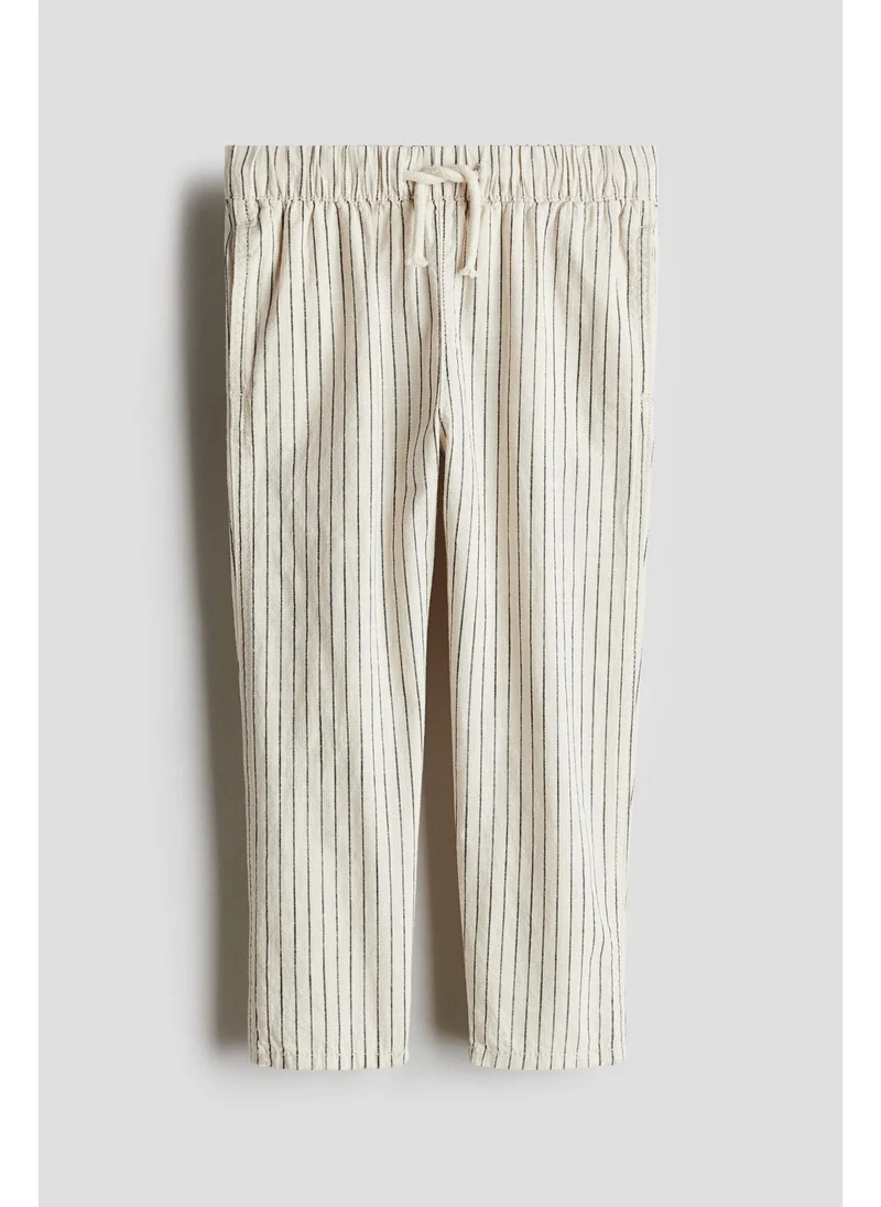 H&M Linen-blend trousers