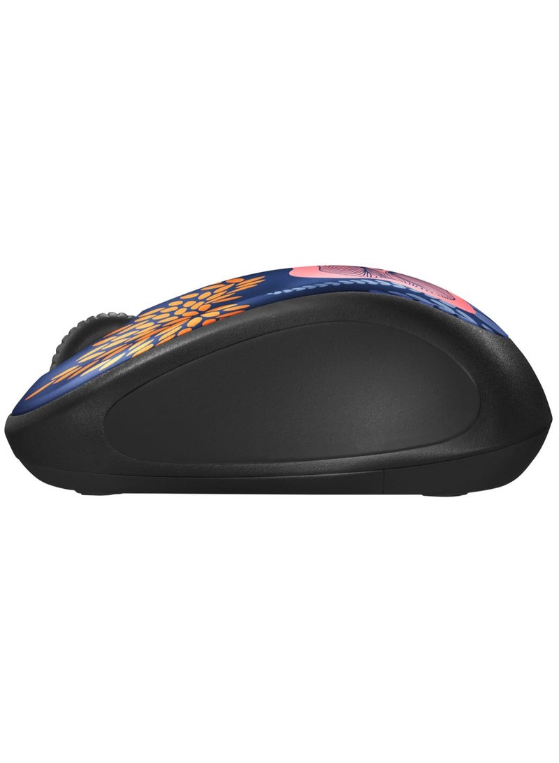 Logitech Design Collection Limited Edition Wireless 3-button Ambidextrous Mouse with Colorful Designs - Forest Floral Multicolour - Image 3