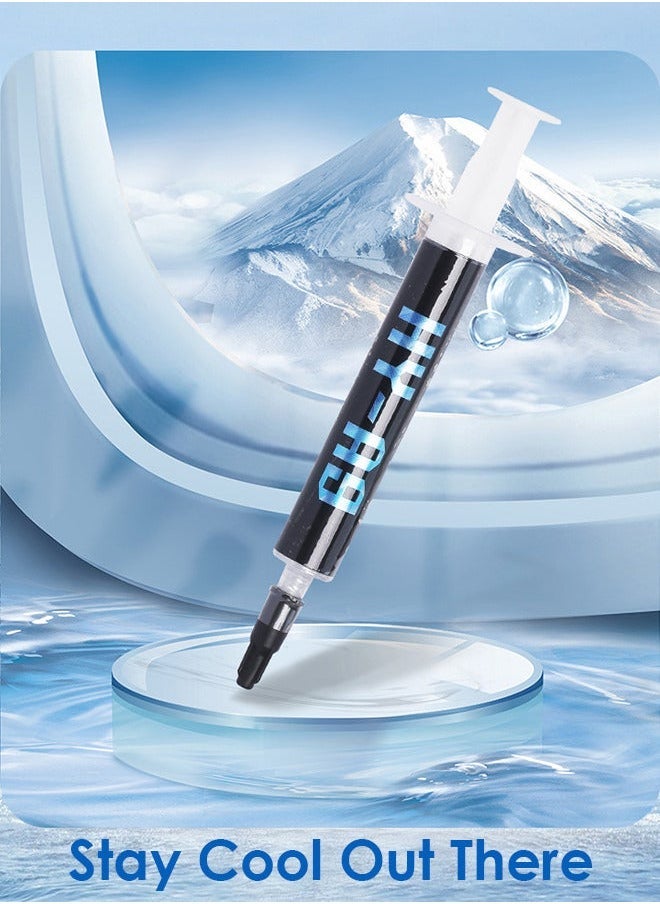 Halnziye - Premium Performance Thermal Paste for Cooling All Processors CPU GPU PC PS4 Xbox Computers and Consoles High Thermal Conductivity Thermal Paste Long Durability Safe Application Non-Conductive - Image 1