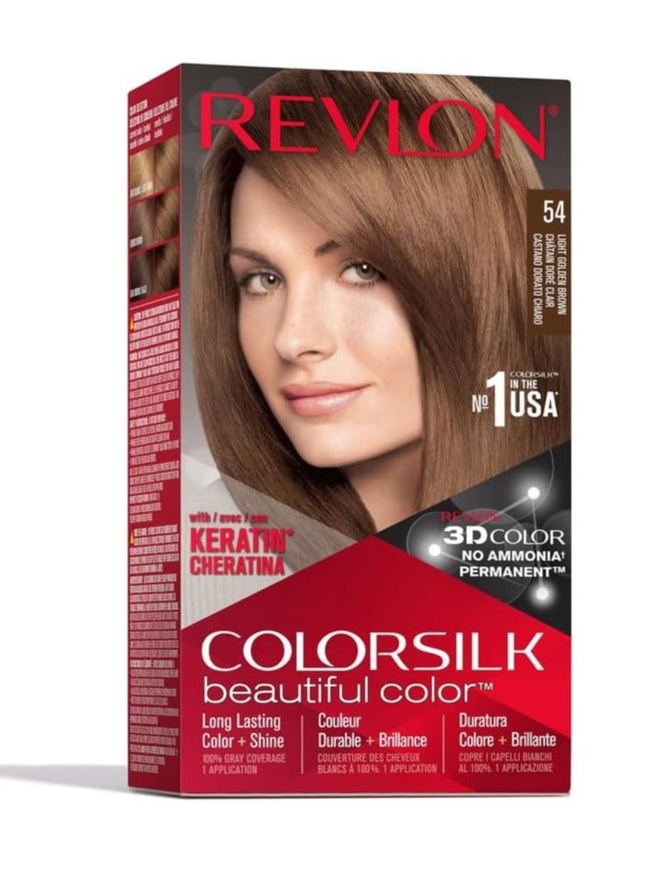 ريفلون صبغة شعر ريفلون كولور سيلك (بني ذهبي فاتح) - Image 1