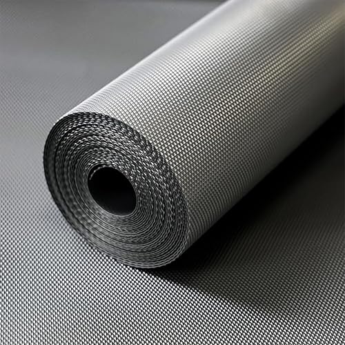 CLAPONE Shelf Liners for Kitchen Shelves/Drawer Mat/Cupboard Liners for Wardrobe/Sheets for Shelves/Anti Skid/Drawer Sheet/Fridge/Table/Washable Anti Slip Mat(Grey 45cm X 5 Meter) - Image 1