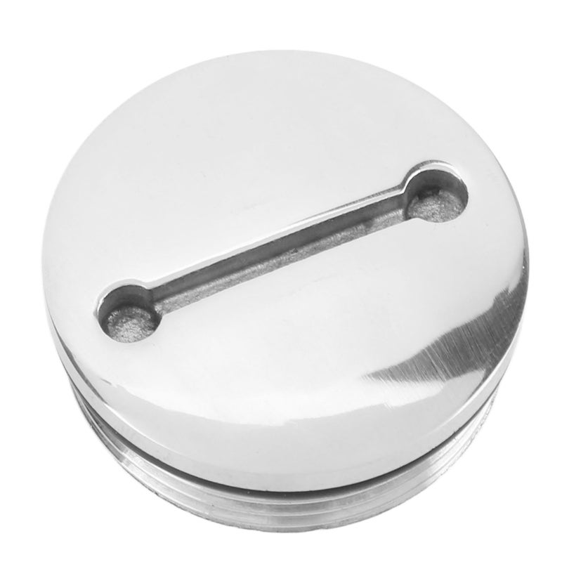 Boat Marine Fuel Tank Cap Deck Fill Filler Boat Accessories Stainless Steel Deck Fill Cap with Chain Marine Hardware Accessories 38MM - Image 1