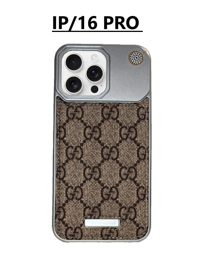 "iPhone 16 Pro Case with Luxurious and Elegant Pattern – Phone Cover Providing Strong Protection Against Scratches and Shocks, Featuring a Distinctive Design Combining Luxury and Practicality, and Supporting Mag Safe Wireless Charging for a Complete and Modern Experience." - Image 1
