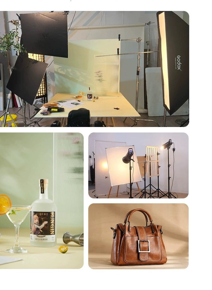 Upgraded Studio Flash Light 400Ws Power 5600±200K Strobe Light Built-in 2.4G Wireless X System with LED Modeling Lamp Bowens Mount Photography Flashes for Wedding Portrait Fashion Adve