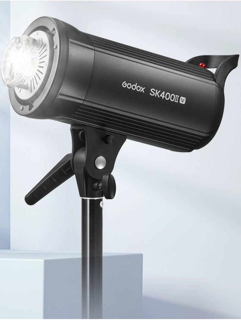 Upgraded Studio Flash Light 400Ws Power 5600±200K Strobe Light Built-in 2.4G Wireless X System with LED Modeling Lamp Bowens Mount Photography Flashes for Wedding Portrait Fashion Adve