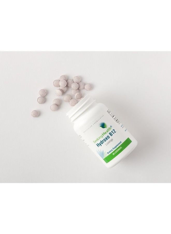 Seeking Health Hydroxo B12, 2000 mcg Methyl-Free B12 Vitamin Lozenges, Supports Methylation and Homocysteine Levels, Vegan and Vegetarian (60 lozenges)  - Image 3