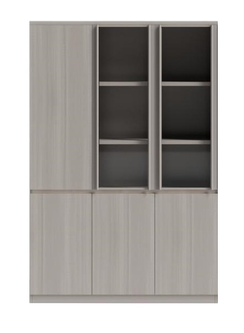 HUIMEI Huimei YD-C120 3 Door Office Cabinet, White Oak Color 