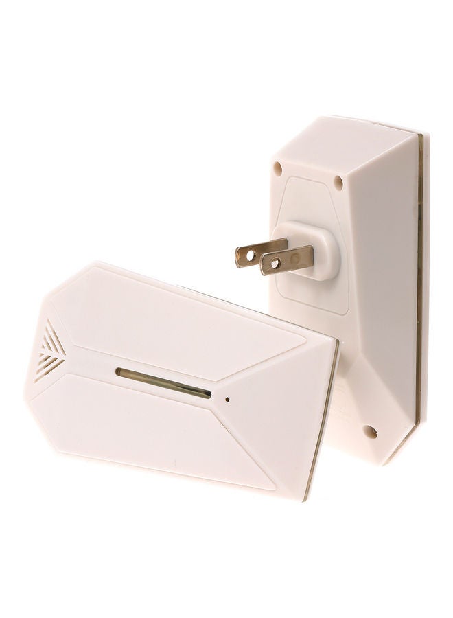 NIBEMINENT 2-Piece Ultrasonic Pest Repeller White - Image 3