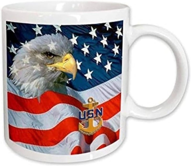 RYN Flag Printed Mug White/Blue/Red 325Ml - mg13242 - Image 1